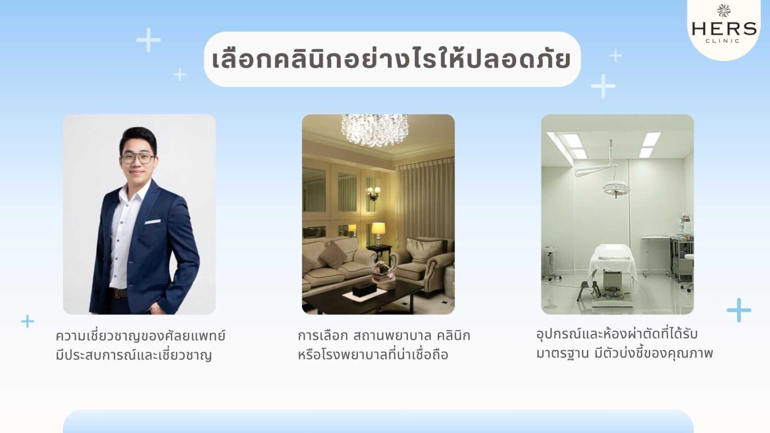 เลือกคลินิกอย่างไรให้ปลอดภัย