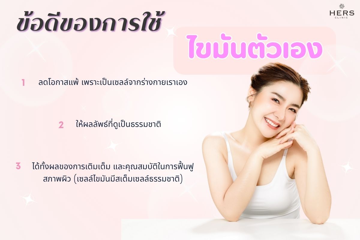 ข้อดีของการใช้ไขมันตัวเอง