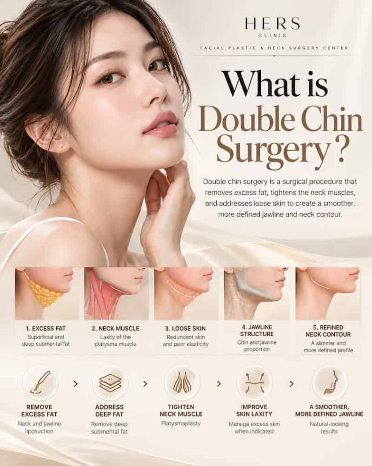 What is double chin surgery ?
